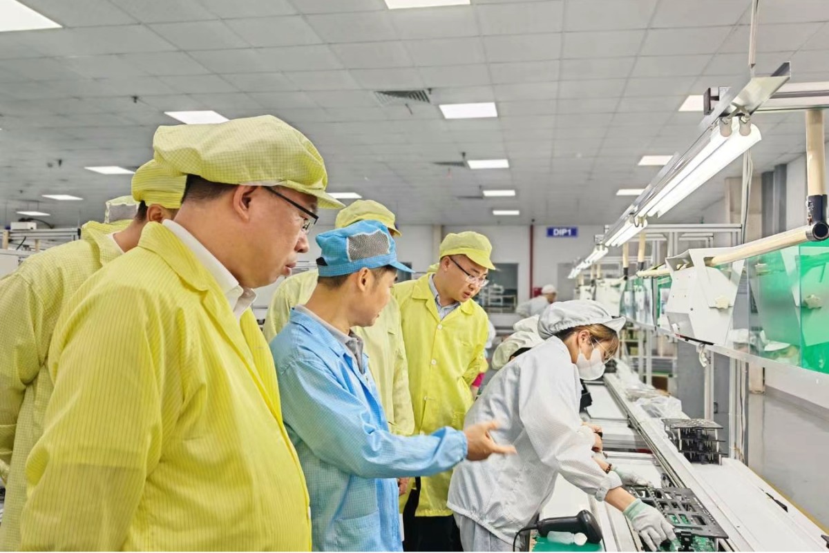 工厂生产线参观交流